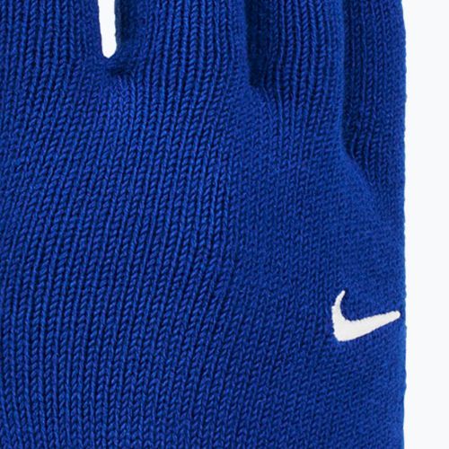 Guanti invernali Nike Knit Swoosh TG 2.0 game royal/bianco