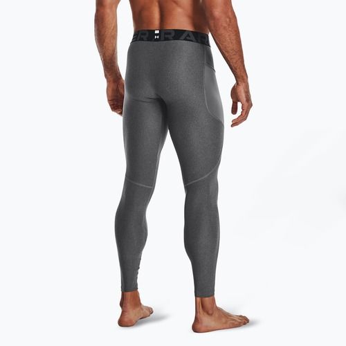 Leggings da allenamento Under Armour HeatGear carbon heather/nero per uomo