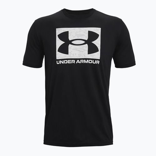 Maglietta da allenamento Under Armour ABC Camo Boxed Logo nero/bianco da uomo