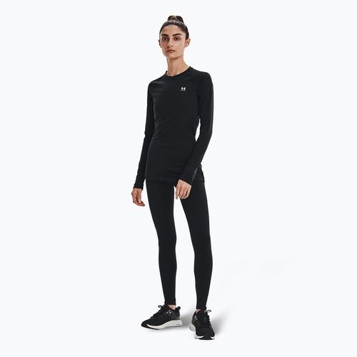 Under Armour Authentics CG Crew donna a maniche lunghe bianco/nero