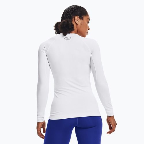Under Armour Authentics CG Crew donna bianco/nero a maniche lunghe