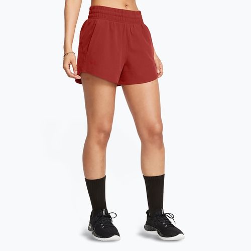 Pantaloncini Under Armour Vanish 3in arancione terra/arancione terra da donna