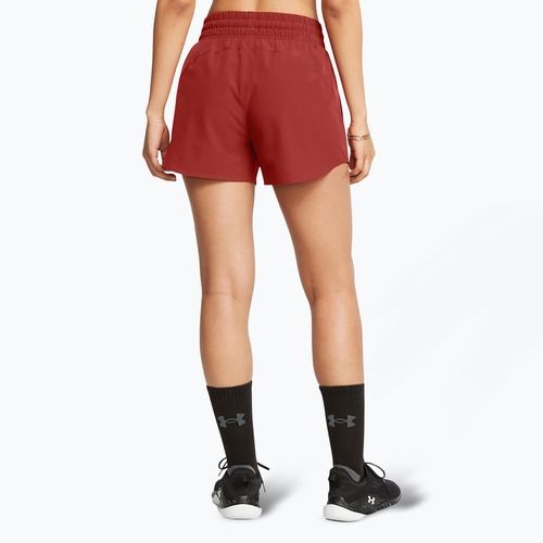 Pantaloncini Under Armour Vanish 3in arancione terra/arancione terra da donna