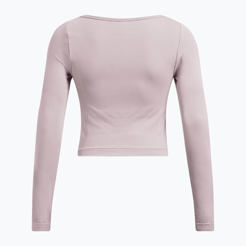 Under Armour Train Seamless bianco/nero, manica lunga da allenamento per donna
