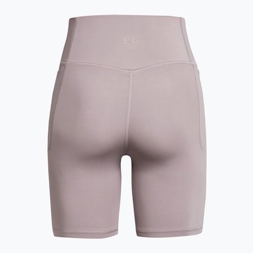 Pantaloncini da allenamento Under Armour Meridian Bike 7in tetra gray/tetra gray da donna