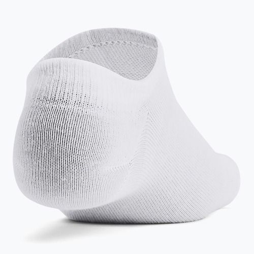 Calzini da allenamento Under Armour Essential No Show 6 Pack bianco/bianco/grigio alo.