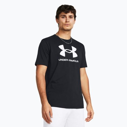 Maglietta Under Armour Sportstyle Logo Update uomo nero/bianco