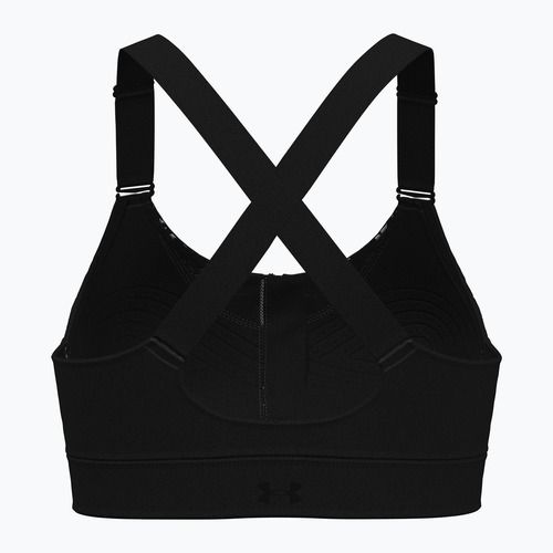 Reggiseno da allenamento Under Armour Infinity High Zip 2.0 nero/nero