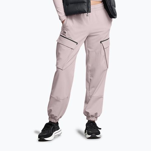 Pantaloni Under Armour Unstoppable Cargo da donna grigio tetra / nero