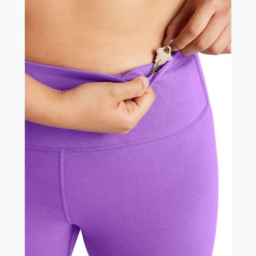 Under Armour Campus Graphic - leggings da allenamento da donna - viola salato/nero