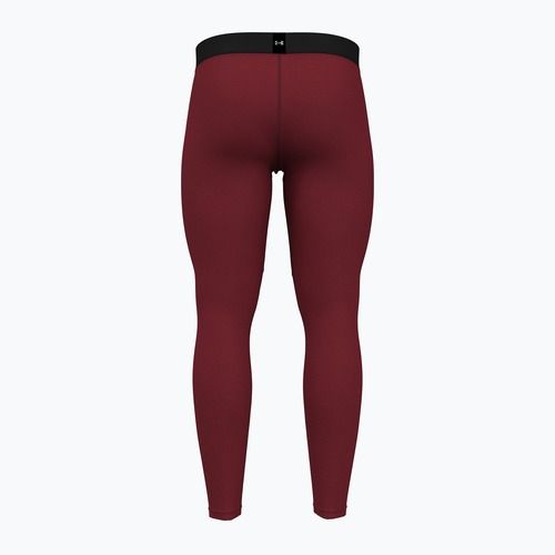Leggings da allenamento Under Armour Elite CG cardinale/argento metallico per uomo