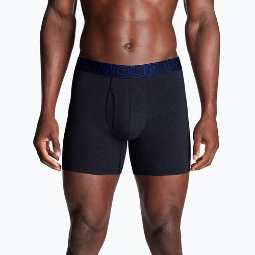 Under Armour Perf Cotton 6" boxer da uomo 3 paia mezzanotte/navy
