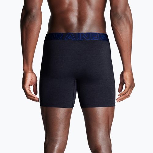 Under Armour Perf Cotton 6" boxer da uomo 3 paia mezzanotte/navy