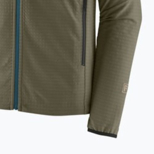 Felpa Patagonia R1 TechFace Hoody da uomo basin green