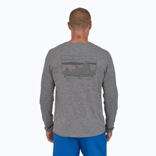 Camicia Patagonia Cap Cool Daily Graphic Uomo 73 skyline/grigio piuma Longsleeve