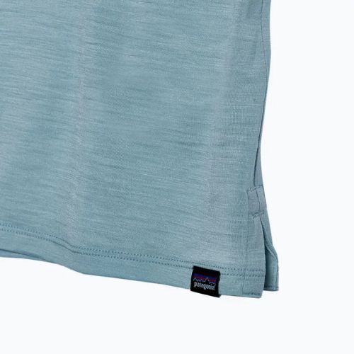 Camicia grafica da uomo Patagonia Cap Cool Merino Blend fitz roy strata/blu termico