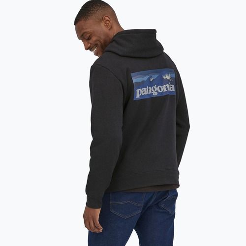 Patagonia Boardshort Logo Uprisal Hoody nero inchiostro