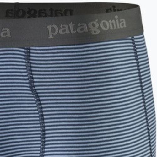 Patagonia uomo Essential Boxer Briefs 3" fathom stripe/new navy