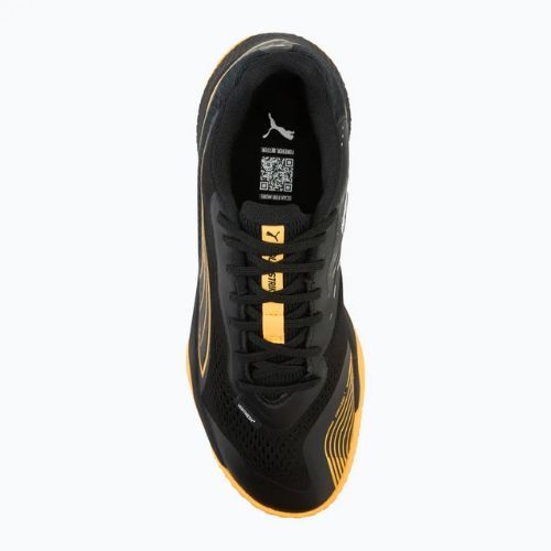 PUMA Solarstrike III scarpa sportiva indoor puma nero/sun stream/puma bianco