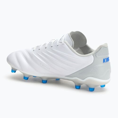 PUMA King Pro FG/AG scarpe da calcio da uomo puma bianco/bluemazing/grigio chiaro/tramonto