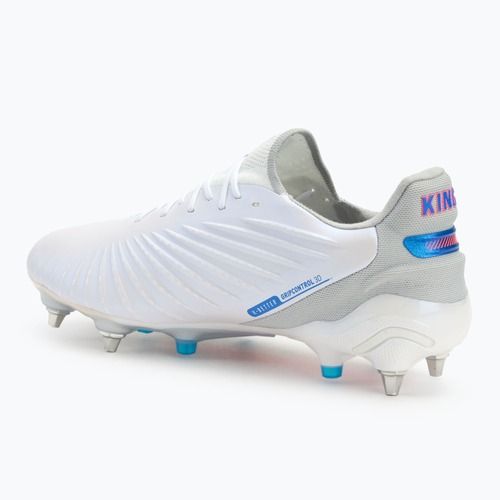 PUMA King Ultimate MxSG scarpe da calcio da uomo puma bianco/bluemazing/grigio chiaro/tramonto