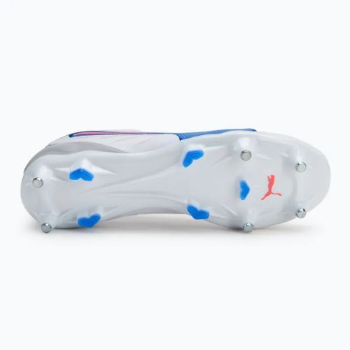 PUMA King Pro MxSG scarpe da calcio da uomo puma bianco/bluemazing/grigio chiaro/tramonto