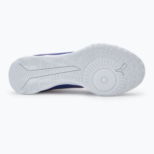 Scarpe da calcio PUMA Ultra 5 Play IT Jr per bambini lapislazzuli/puma bianco/tramonto