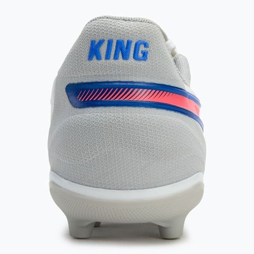 PUMA King Match FG/AG Jr scarpe da calcio per bambini puma bianco/bluemazing/grigio chiaro/tramonto