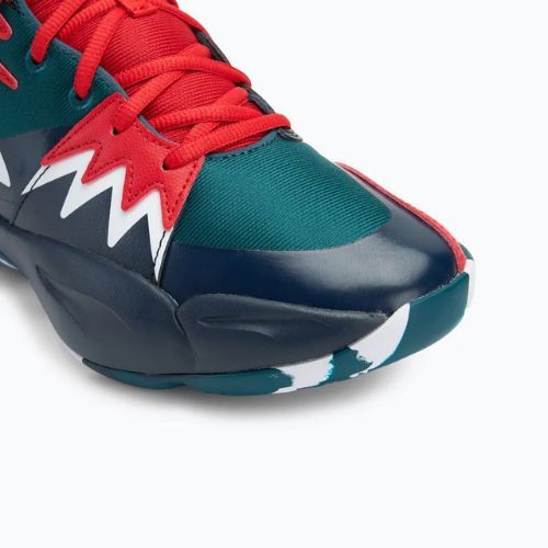 Scarpe da basket da uomo PUMA Genetics club navy/verde freddo/rosso per sempre