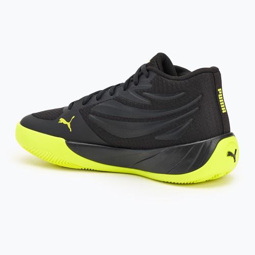 Scarpe da basket da uomo PUMA Court Pro puma nero/elettrico lime