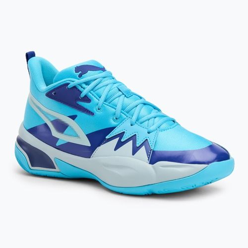 PUMA Genetics scarpe da basket viola glimmer/acqua brillante/grigio intenso/bianco