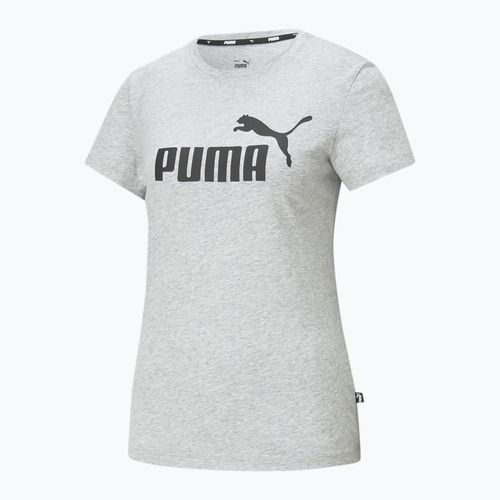 Maglietta PUMA ESS Logo donna grigio chiaro, erica
