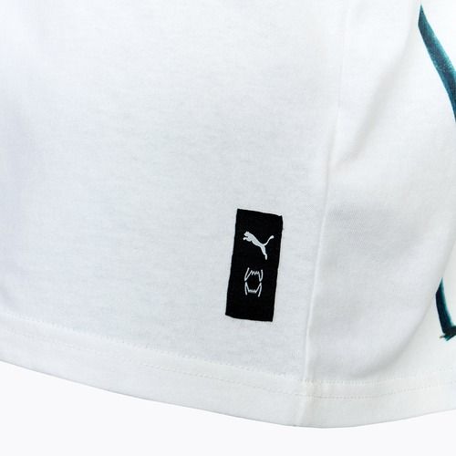 PUMA Uomo Getting Crafty Maglietta neutra di genere puma bianco