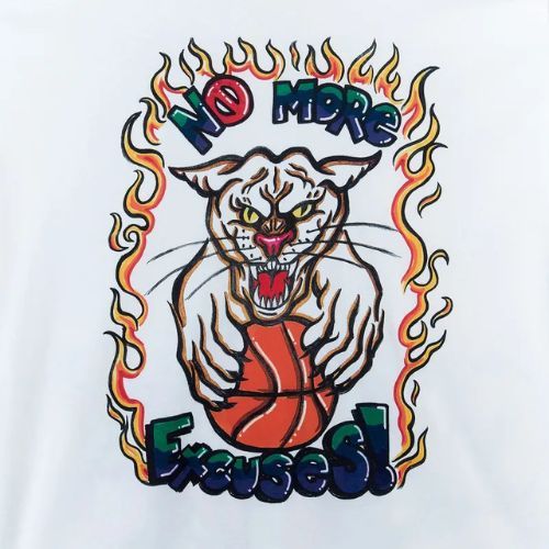 PUMA Uomo Getting Crafty Maglietta neutra di genere puma bianco