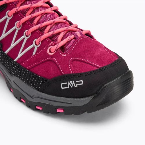 Scarponi da trekking junior CMP Rigel Mid berry / rosa fluo