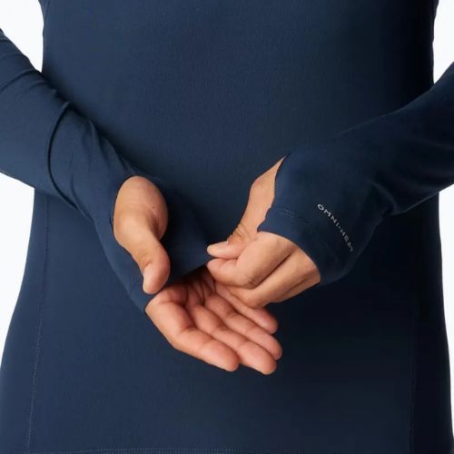 Columbia Midweight Stretch termica a manica lunga da uomo collegiale navy