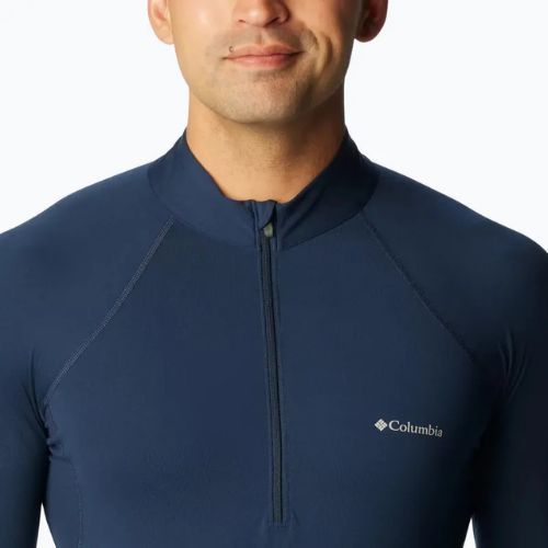 Columbia Midweight Stretch termica a manica lunga da uomo collegiale navy