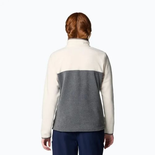 Felpa Columbia Benton Springs donna 1/2 Snap city grey heather / chelk