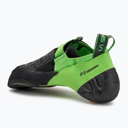 Scarpa da arrampicata La Sportiva Skwama Vegan nero/verde flash da uomo