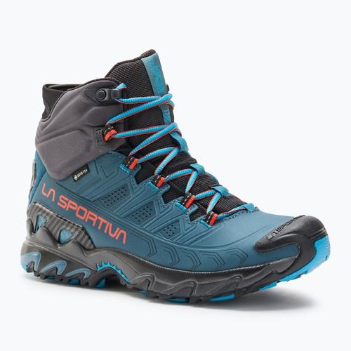 Scarpe da trekking da uomo La Sportiva Ultra Raptor II Mid Leather GTX hurricane/ carbon