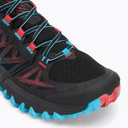 Scarpa da corsa da donna La Sportiva Bushido III GTX nero/ibiscus