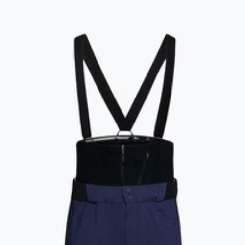 Pantaloni da sci La Sportiva Chaser Evo Shell Bib Uomo deep sea/ cherry tomato