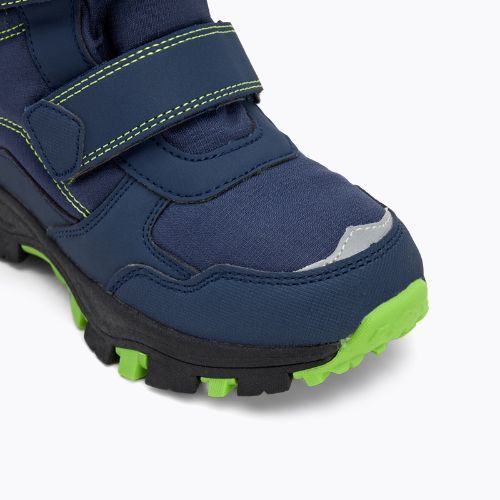 Stivali da neve per bambini KADVA Snowey Mid WaterProof blu/verde