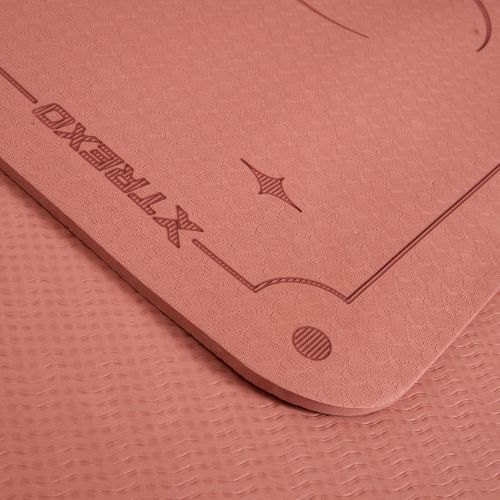 XTREXO tappetino yoga TXO-B4Z001-RD 6 mm rosso