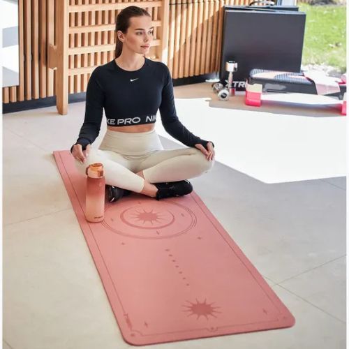 TREXO tappetino yoga TXO-B4Z001-RD 6 mm rosso