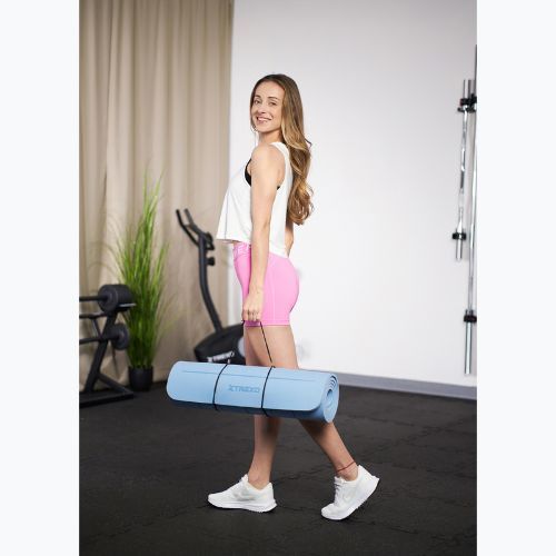 Tappetino fitness TREXO TXO-B4Z002-BL 6 mm blu