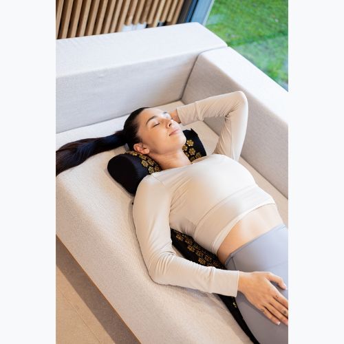 Tappeto per agopressione XTREXO con cuscino TXO-B4Z004-BK nero