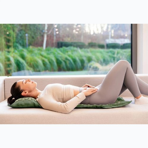 Tappeto per agopressione TREXO ECO con cuscino TXO-B4Z006-GN verde
