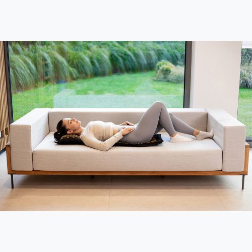 Tappeto per agopressione XTREXO ECO con cuscino TXO-B4Z006-BK nero