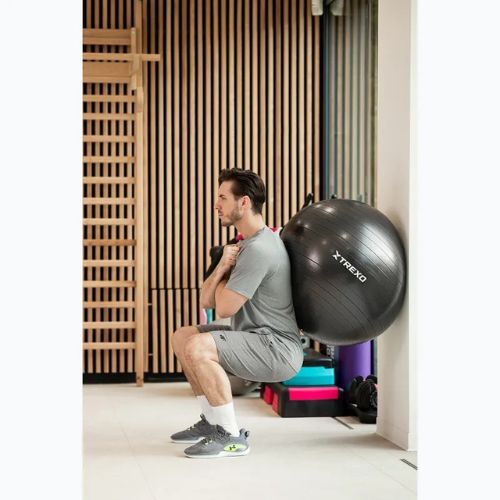 TREXO Gymball TXO-B4Z009-BK 75 cm nero